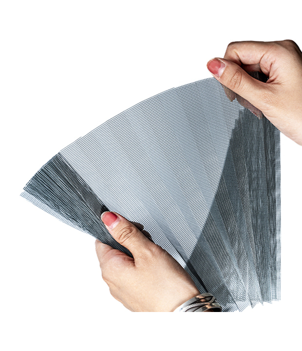 Polyester foldet mesh