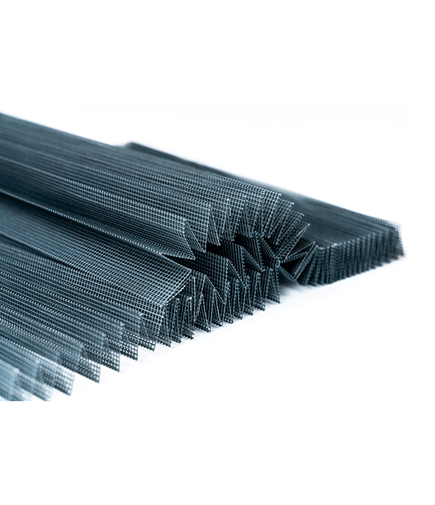 Polyester foldet mesh